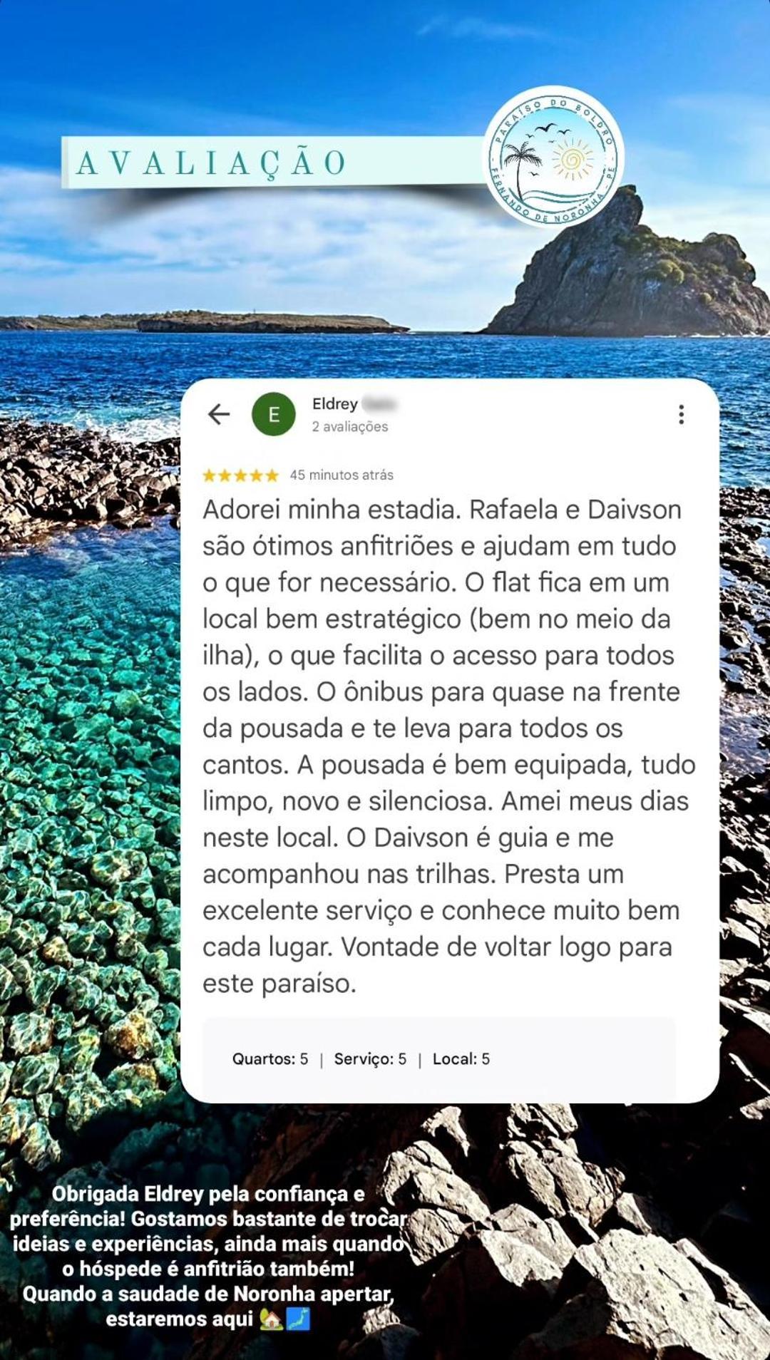 Paraiso Do Boldro Flat Fernando de Noronha Exteriér fotografie